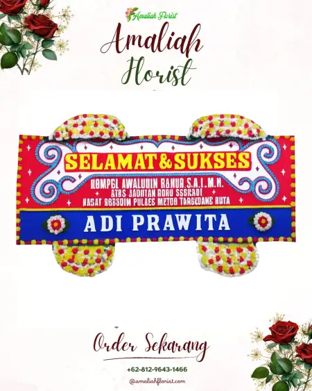 Papan Bunga Ucapan Selamat Mamboro